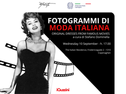 Ambasciata d’Italia a Copenaghen: Fotogrammi di Moda Italiana – moda, cinema e sostenibilità
