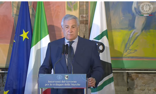 Presentazione delle iniziative del Governo per lo sviluppo delle Marche, l’intervento del Ministro degli Esteri Tajani