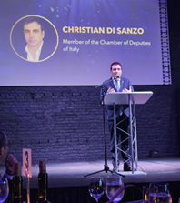 Christian Di Sanzo (Pd) al Gala della Camera di Commercio Italo-Americana del Midwest