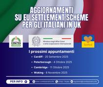 Il Comites Londra lancia un tour informativo sull’EU Settlement Scheme per i cittadini italiani