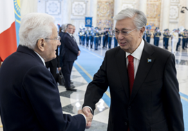 Visita in Kazakhstan del Capo dello Stato Mattarella, l’incontro ad Astana con il Presidente Tokayev: sottolineata l’importanza della pace, della convivenza, del multilateralismo e della collaborazione internazionale