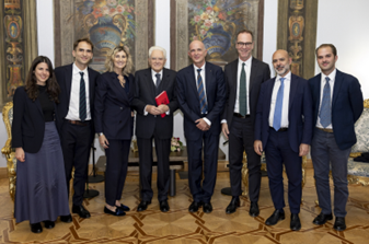 Il Presidente Mattarella ha ricevuto una delegazione del Gruppo Feltrinelli