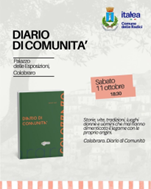 Turismo delle Radici in Basilicata, “Colobraro. Diario di comunità”: l’11 ottobre la presentazione del libro che raccoglie storie, vite, tradizioni di luoghi e uomini e donne che mai hanno dimenticato il legame con le proprie origini