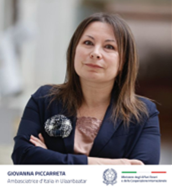 L’Ambasciatrice d’Italia ad Ulaanbaatar Piccarreta ha incontrato il Presidente del comitato Olimpico Nazionale mongolo Batbold