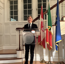 Ottawa, la Residenza d’Italia a Gatineau ospita una serata di promozione del partenariato strategico Italia-Canada nel settore dell’IA