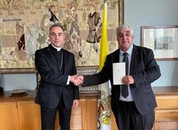 Saig: Visita di cortesia a S.E. Mons. Ettore Balestrero, Nunzio Apostolico a Ginevra