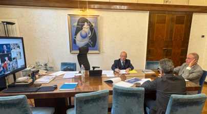 Spazio: il Ministro Urso incontra il DG ESA Aschbacher in vista della Ministeriale di Brema