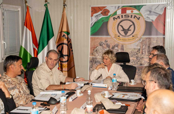 Niger: alcuni membri della Commissione Esteri e Difesa del Senato e una rappresentanza del COVI hanno vistato il personale della base MISIN