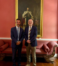 Il Console d’Italia a Cape Town Giulio Mignacca in visita a Sant’Elena: dialogo aperto su cultura, ambiente e scienza