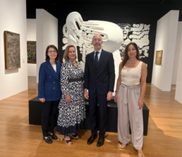 Argentina, l’Ambasciatore Nicoletti in visita al Museo d’Arte Latinoamericana di Buenos Aires MALBA