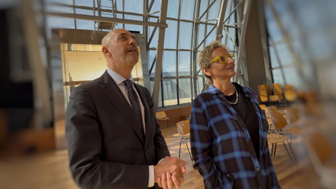 Argentina , visita dell’Ambasciatore Nicoletti al Palacio Libertad e incontro con la Direttrice Valeria Ambrosio