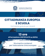 Corso formativo per docenti su “Cittadinanza europea e scuola”