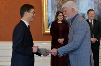 Repubblica Ceca, l’Ambasciatore d’Italia Alessandro Gaudiano ha presentato le Lettere Credenziali al Presidente Pavel
