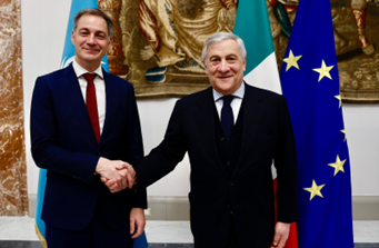 Il Ministro degli Esteri Tajani incontra l’Amministratore UNDP De Croo