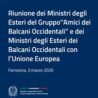 Il 3 marzo alla Farnesina la riunione Ministeriale sui Balcani Occidentali