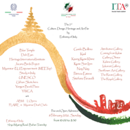 Myanmar: “Fiera della Cultura, del Design, del Patrimonio e dell’Arte Italiana” organizzata dall’Ambasciata a Yangon