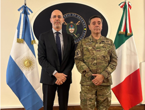 Prosegue il rafforzamento della cooperazione bilaterale in materia di difesa tra Italia e Argentina, l’incontro tra l’Ambasciatore Nicoletti e il Ministro della Difesa Presti
