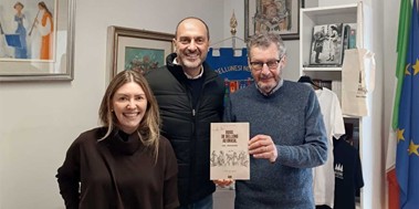Stefan Bogo in visita all’Associazione Bellunesi nel Mondo: un legame che continua