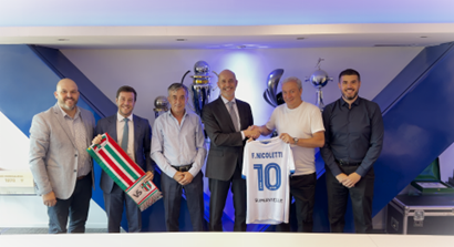 Visita dell’Ambasciatore d’Italia in Argentina Nicoletti allo stadio del Club Atlético Vélez Sarsfield