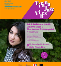 Albania, Istituto Italiano di Cultura: “Folksongs”, concerto di Giovanna Magro all’Università delle Arti di Tirana (24 marzo)