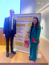 Visita a Londra del Ministro per le Disabilità Alessandra Locatelli. Inaugurata all’ Ambasciata d’Italia la mostra sulla Carta di Solfagnano. Ordine della Stella d’Italia alla Console onoraria a Peterborough Carmela Cocozza. Incontro del Ministro Locatelli con i rappresentanti della comunità italiana
