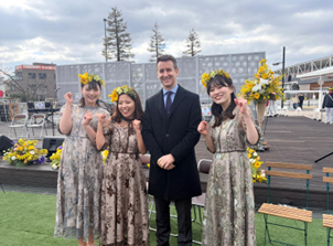 Giappone, il Console Generale a Osaka Manara al Mimosa Festival di Minoh