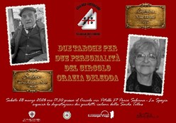 Il Circolo “Grazia Deledda” di La Spezia intitola a Francesco Satta il Salone e a Nina Meloni la Biblioteca