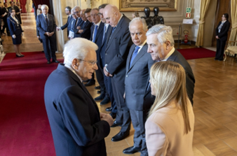 Il Presidente della Repubblica Mattarella ha ricevuto il Presidente del Consiglio Meloni e altri membri del Governo in vista del Consiglio Europeo