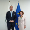 Italia-Cipro, l’Ambasciatrice Cavallari incontra il Ministro degli Esteri Kombos