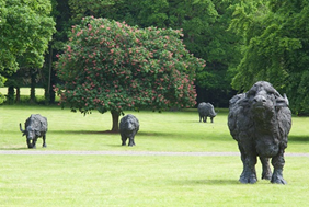 Presentata all’Ambasciata d’Italia a Stoccolma l’installazione di Davide Rivalta “Blowing Figures into Space”