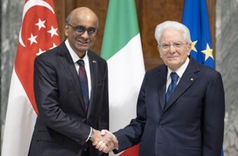 Il Capo dello Stato Mattarella ha ricevuto al Quirinale il Presidente della Repubblica di Singapore, Tharman Shanmugaratnam