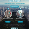Stati Uniti, Istituto Italiano di Cultura di New York:  “Italy Walk”, il cuore italiano di Manhattan (24 marzo)