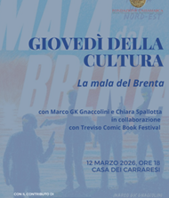 Veneto, Fondazione Cassamarca di Treviso: presentazione dell’opera a fumetti “La mala del Brenta” ai  Giovedì della cultura (12 marzo)