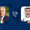 Il Ministro degli Esteri Tajani telefona all’omologo del Kuwait Al Sabah: “Italia ed Europa con i Paesi del Golfo”