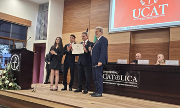 Costa Rica, conferimento della decorazione dell’Ordine della Stella d’Italia al prof. Fernando Sánchez Campos, Rettore dell’Università Cattolica