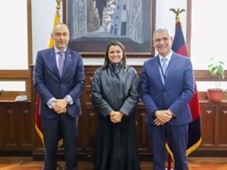 Ecuador: l’ Ambasciatore d’Italia Davoli ricevuto dalla Vicepresidente della Repubblica Pinto