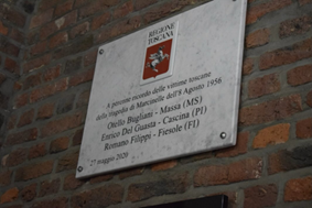 Belgio, al Bois du Cazier una targa dedicata alle vittime toscane della tragedia di Marcinelle