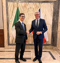 Repubblica Ceca, Incontro dell’Ambasciatore Gaudiano con il Ministro dell’Industria e del Commercio Havlíček