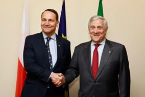 A Roma il Forum Italia-Polonia con i ministri Tajani e Sikorski