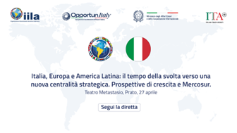 Il Ministro degli Esteri Tajani a Prato per il Forum economico Italia–America Latina. Opportunità da accordo Ue-Mercosur