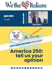We the Italians: è online il nuovo numero di aprile