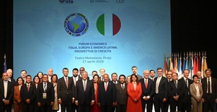 A Prato il Forum economico Italia – America Latina: “Italia, Europa e America Latina: il tempo della svolta verso una nuova centralità strategica. Prospettive di crescita e Mercosur”