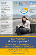 Sicilia, convegno a Ragusa “Restare o partire? La migrazione giovanile: analisi, esperienze e proposte” (16 maggio)