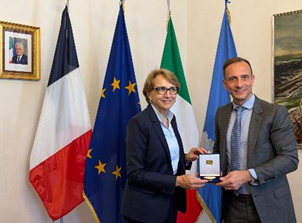 Friuli Venezia Giulia: incontro tra il Presidente Fedriga l’Ambasciatrice di Francia Descôtes