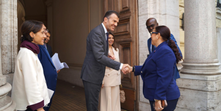 IILA-Haiti: incontro tra Segretario Generale Silli e la Ministra degli Affari Esteri Forbin