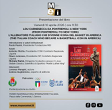 “Lou Carnesecca, da Pontremoli a New York”,  approfondimento al MEI sul libro di Lorenzo Mangini sul coach italiano icona del basket americano