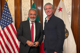 Regione Lazio: il Presidente Rocca in missione istituzionale in California