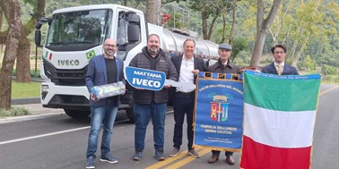 Ricostruzione in Brasile: consegnata un’autobotte per i vigili del fuoco donata dallo Stato Italiano al Comune di Santa Tereza. Presente anche l’Associazione Bellunesi nel Mondo
