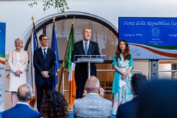 Ambasciata a Praga: Festa della Repubblica Italiana alla presenza del Premier ceco Babis e di sei Ministri