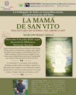 Ambasciata d’Italia in Costa Rica: “La mamá de San Vito” presentazione a San José del libro di Marconi Rojas Thiele su Giovanna ‘Juana’ Pirola, l’infermiera bergamasca che dedicò la propria vita al servizio della comunità di San Vito